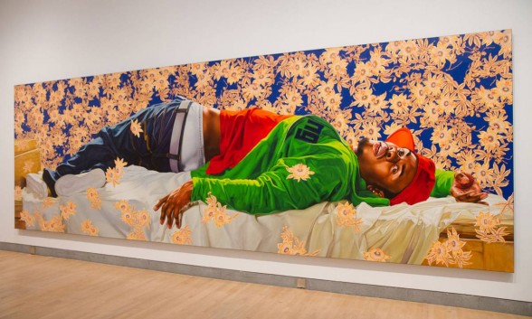 Kehinde Wiley painting. Photo by Garrett Ziegler on Flickr.