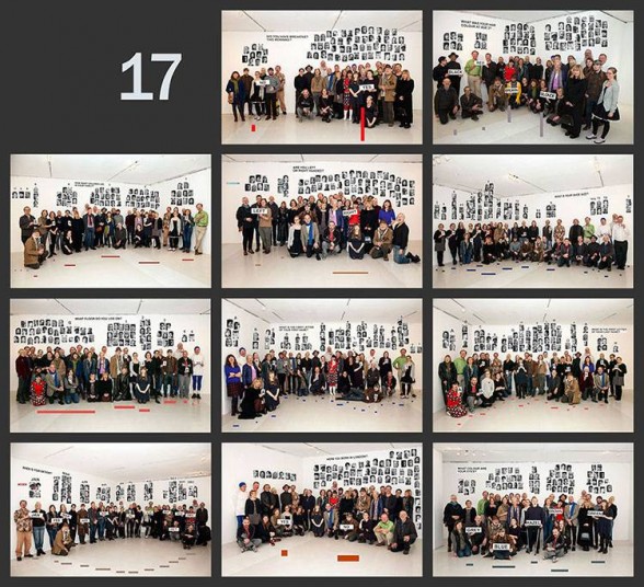 The photos from the 17th Annual Group Photograph, whose results are now available in survey form. Photo courtesy of Ann-Marie LeQuesne.