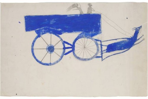 Runaway Goat Cart by Bill Traylor