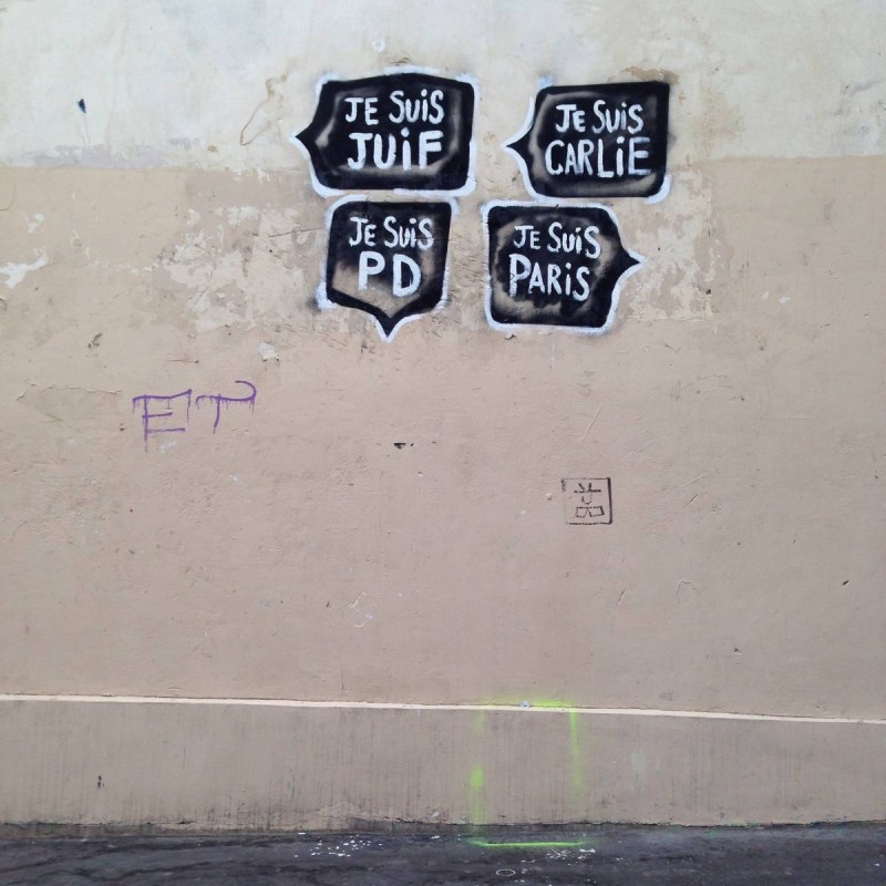 A petite Paris post with more to come 6 grafitti on wall