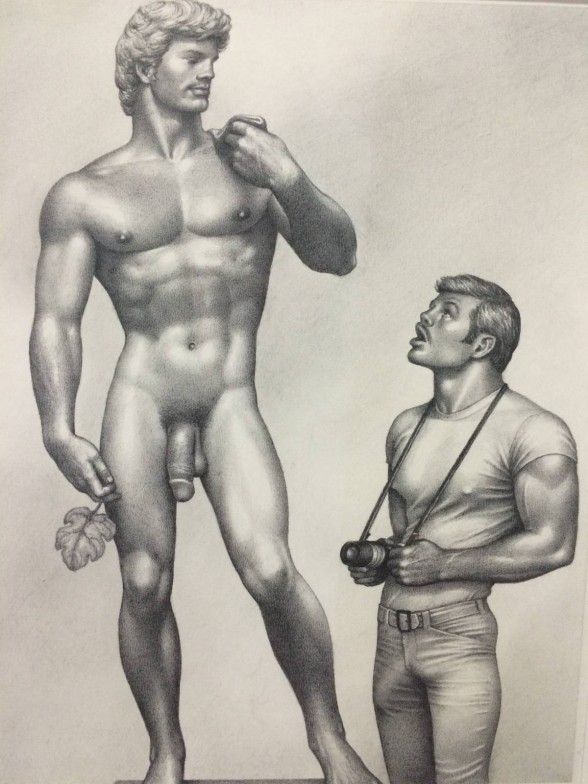Tom of Finland's obsession with a male ideal is not unlike that of earlier artists in history. Look at David! The Pleasure of Play: Tom of Finland at Artists Space, NYC