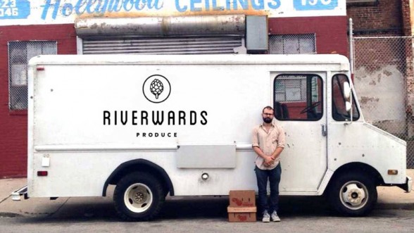 man in front of truck