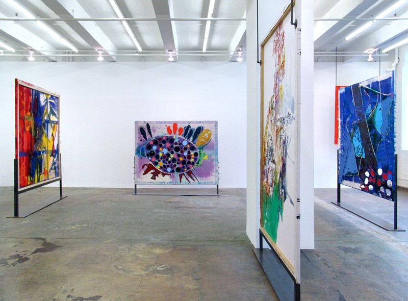 Dona Nelson paintings at Thomas Erben Gallery New York
