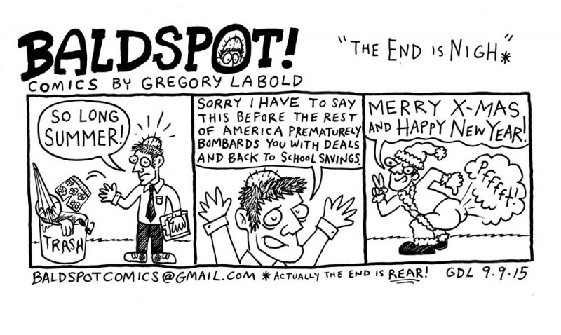 Bald Spot Comic by Gregory Labold