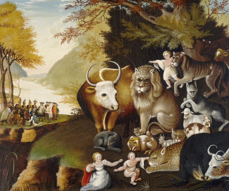 Edward Hicks The Peaceable Kingdom from the National Gallery of Art in Washington DC