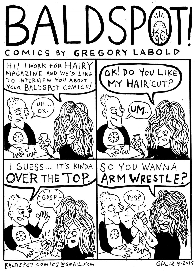 Gregory Labold Bald Spot Comics