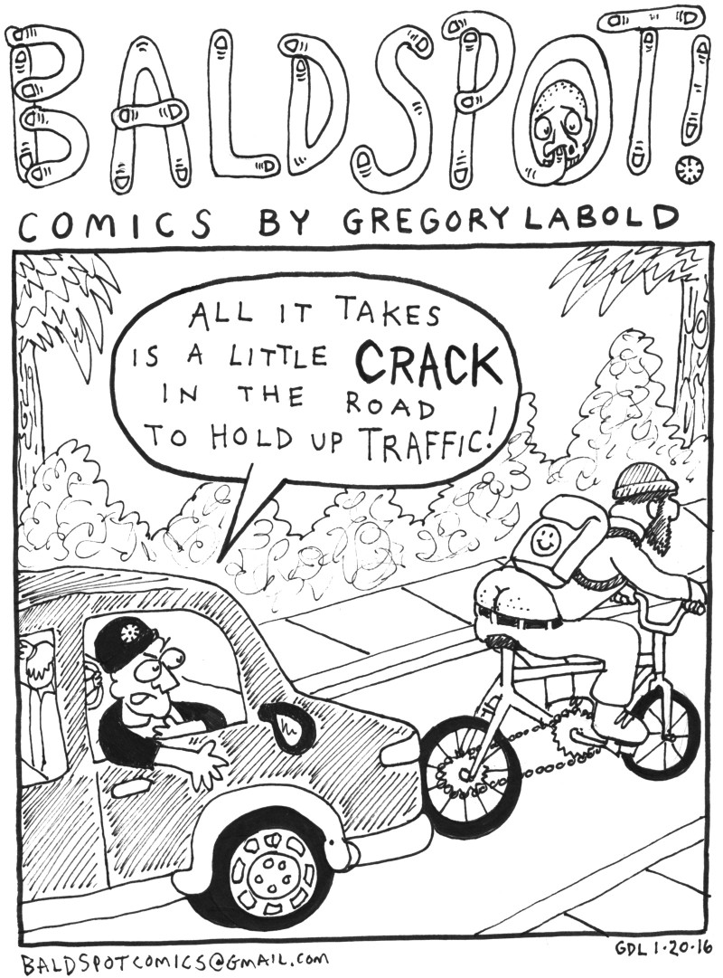 Bald Spot Comics by Gregory Labold,