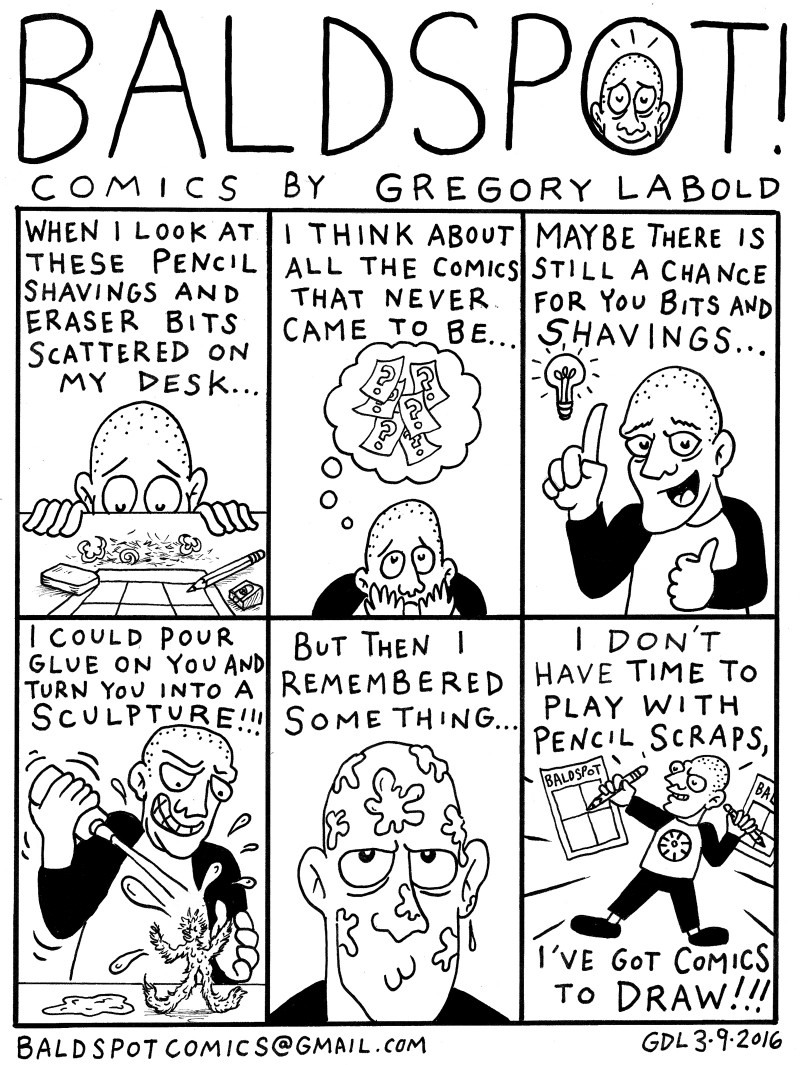 Gregory Labold Bald Spot Comics