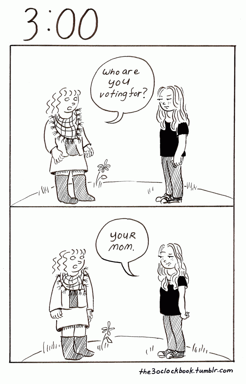 Beth Heinly The 3:00 Book on the election