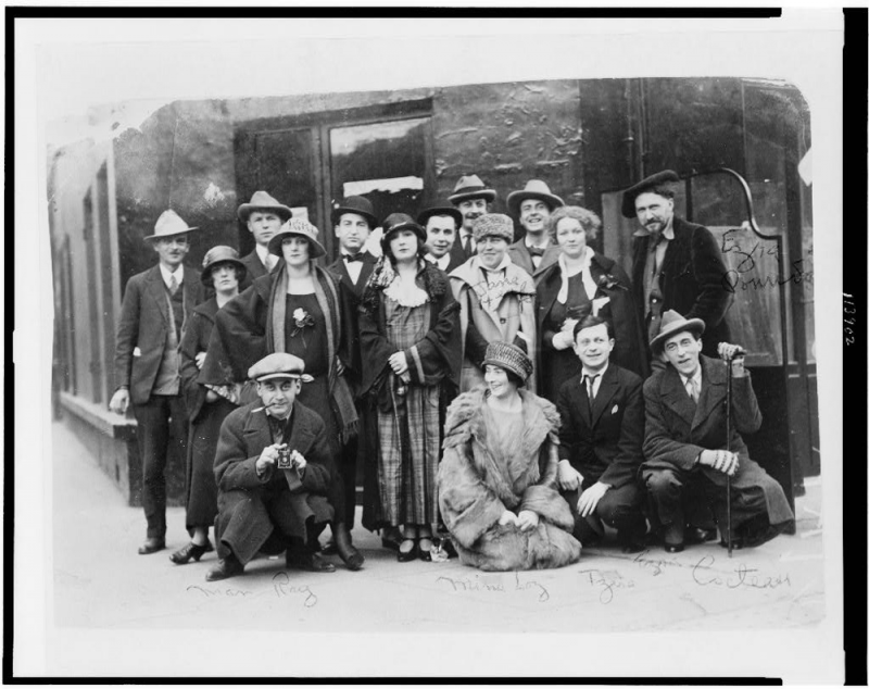 Group of Dada artists from 1921. Via dadart.com 
