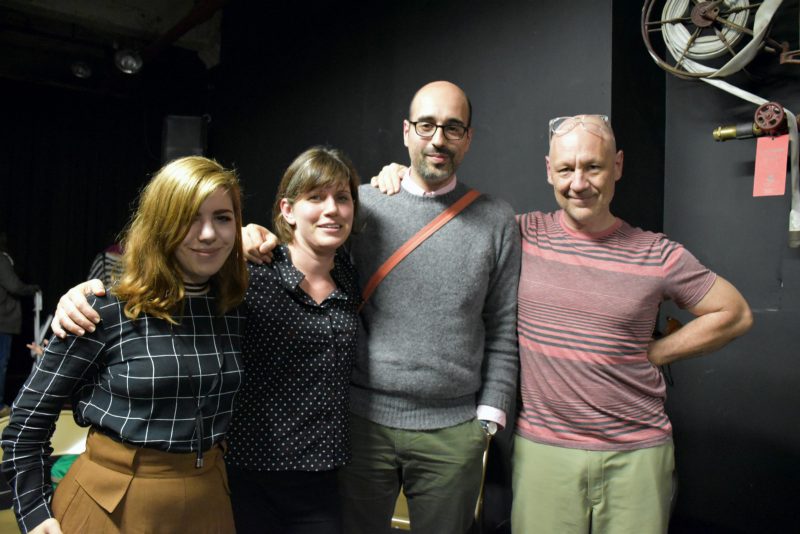 A group shot of the panelists.