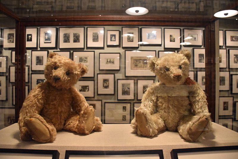 Antique teddy bears featured in the Ydessa Hendeles’ “Partners." Image courtesy of the New Museum.