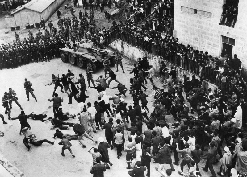 A scene from Gillo Pontecorvo's THE BATTLE OF ALGIERS (1966). Courtesy: Rialto Pictures