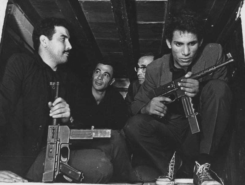 Saadi Yacef and Brahim Haggiag Gillo Pontecorvo's THE BATTLE OF ALGIERS (1966). Courtesy: Rialto Pictures