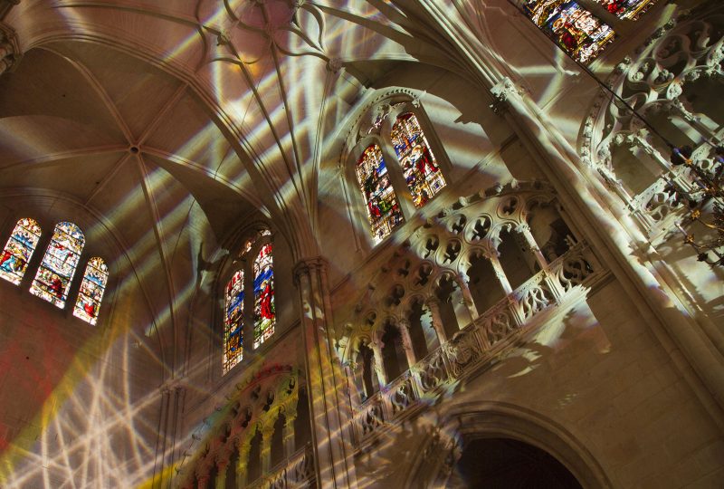 Atelier Coeln, “Chromotopia Santa Maria,” view of the main altarpiece of Burgos Cathedral. ©Victoria Coeln | Atelier Coeln AT 2016.