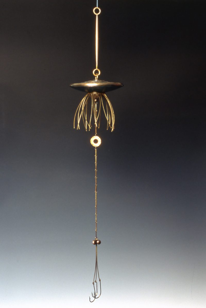 Hratch Babikian, “Floater 3” Bronze and copper hand-fabricated