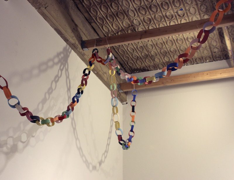 Christine Buckton Tillman, "Clay Paper Chain."