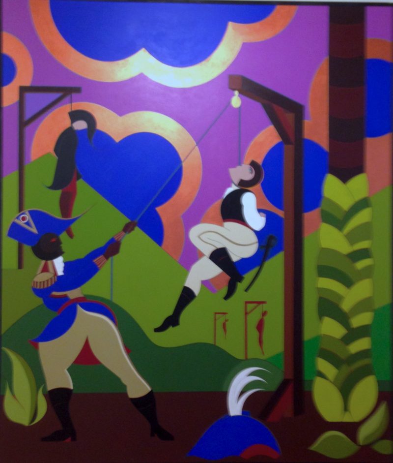 Claes Gabriel, painting, The Haitian Revolution