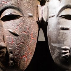 Nda (twin) mask from Ivory Coast
