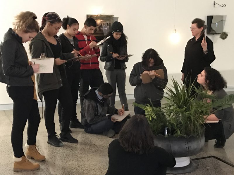 workshop participants at Taller Puertorriqueño