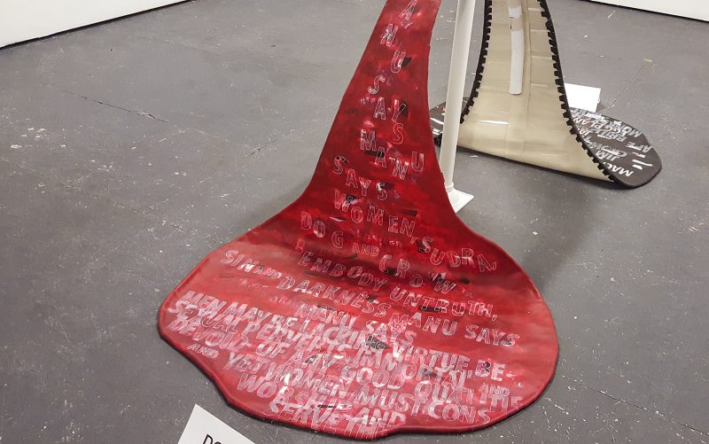 Indrani Nayar-Gall, "Words" sculpture