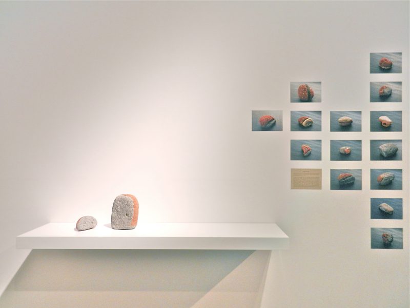 Pablo Rivera, The Ideal Stone (Serendipidy), found stone and photographs