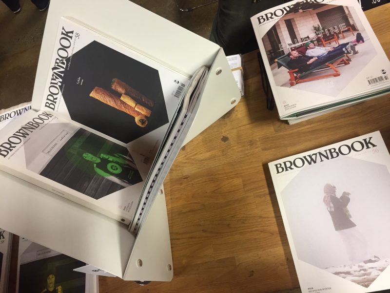 Brownbook, of Dubai, United Arab Emirates, at the Philadelphia Art Book Fair 2017.