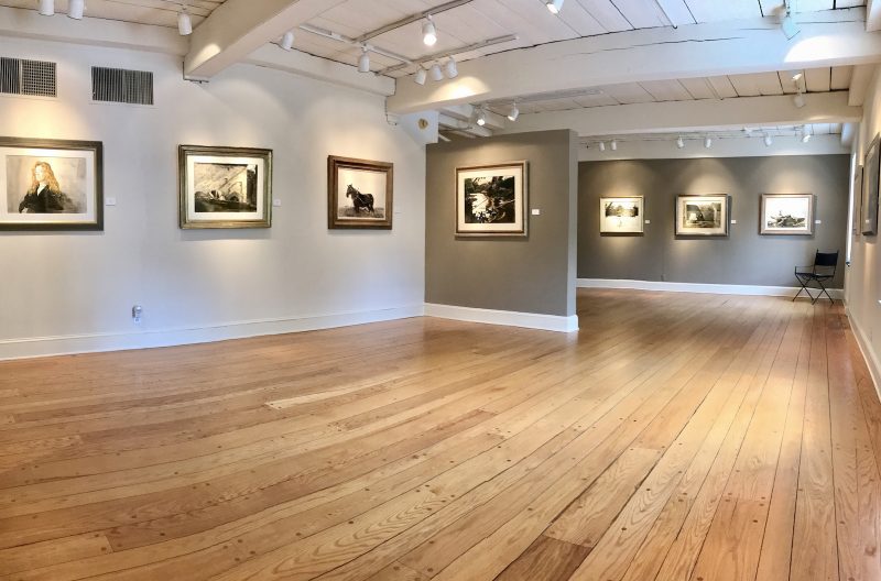 Andrew Wyeth: A Survey, installed at Somerville Manning Gallery