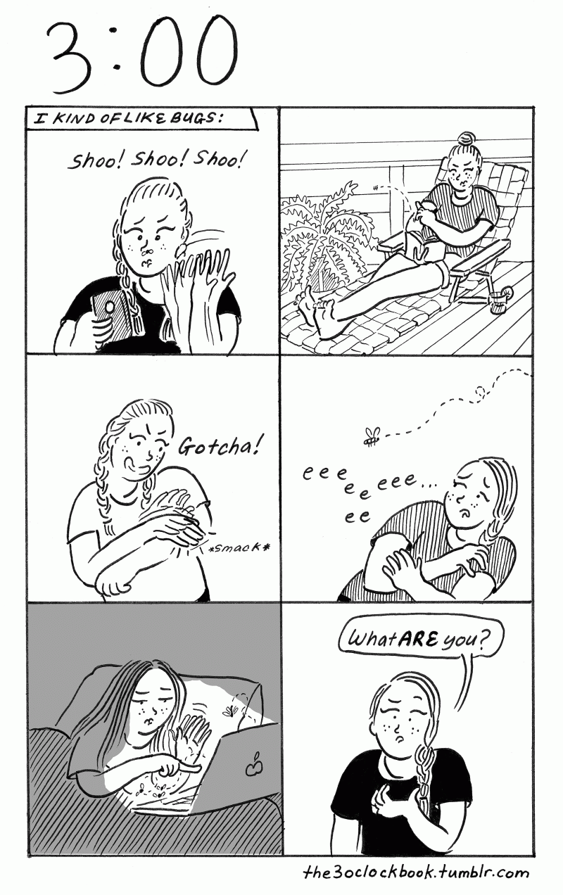 Beth Heinly comic The 3:00 Book