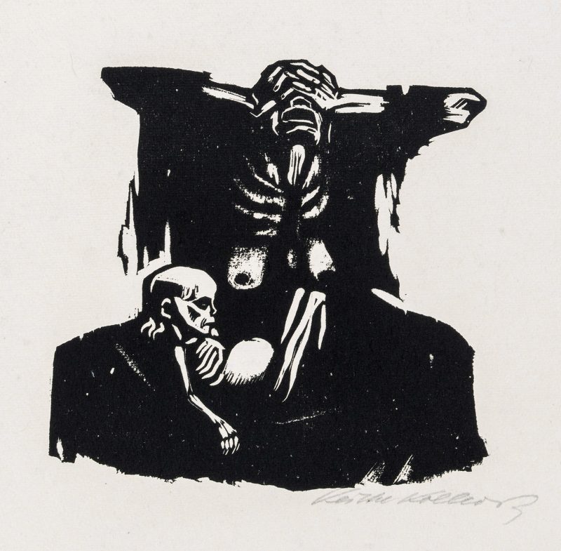 Käthe Kollwitz, "Hunger", 1922, woodcut. Image courtesy of Galerie St. Etienne.