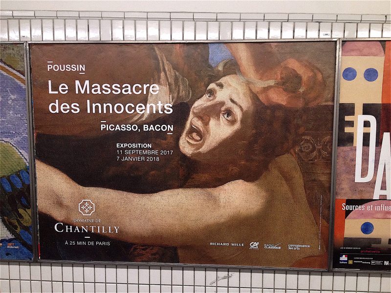 “Massacre des Innocents,” detail, Nicholas Poussin, (1627-1628). Domaine de Chantilly.