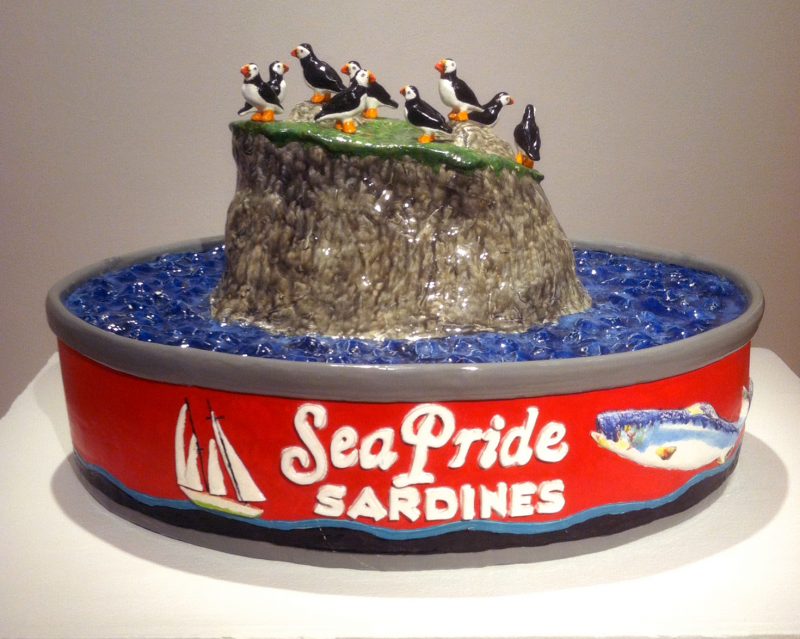 Peter Morgan, sardine can piece, featured in (Almost) Good Enough to Eat,
