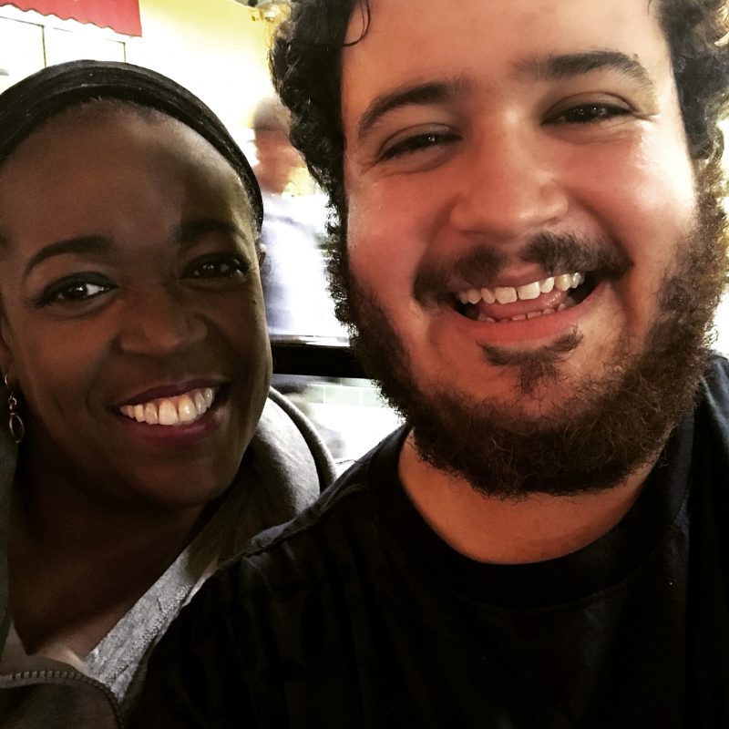 Image of Mona Washington and Carl(os) Roa at Reading Terminal Market.