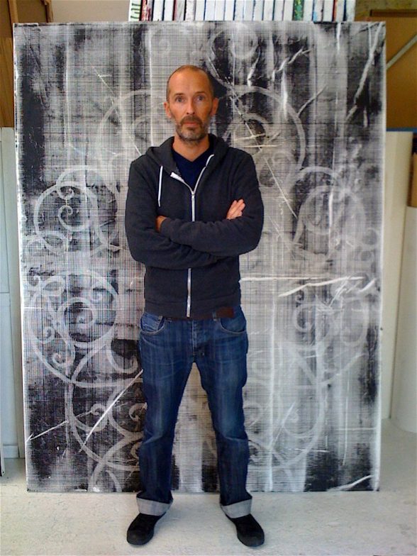 Thomas Fougeirol in his studio, Ivry/Seine, France © Matthew Rose.