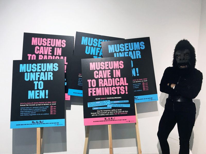 artblog guerrilla girls install