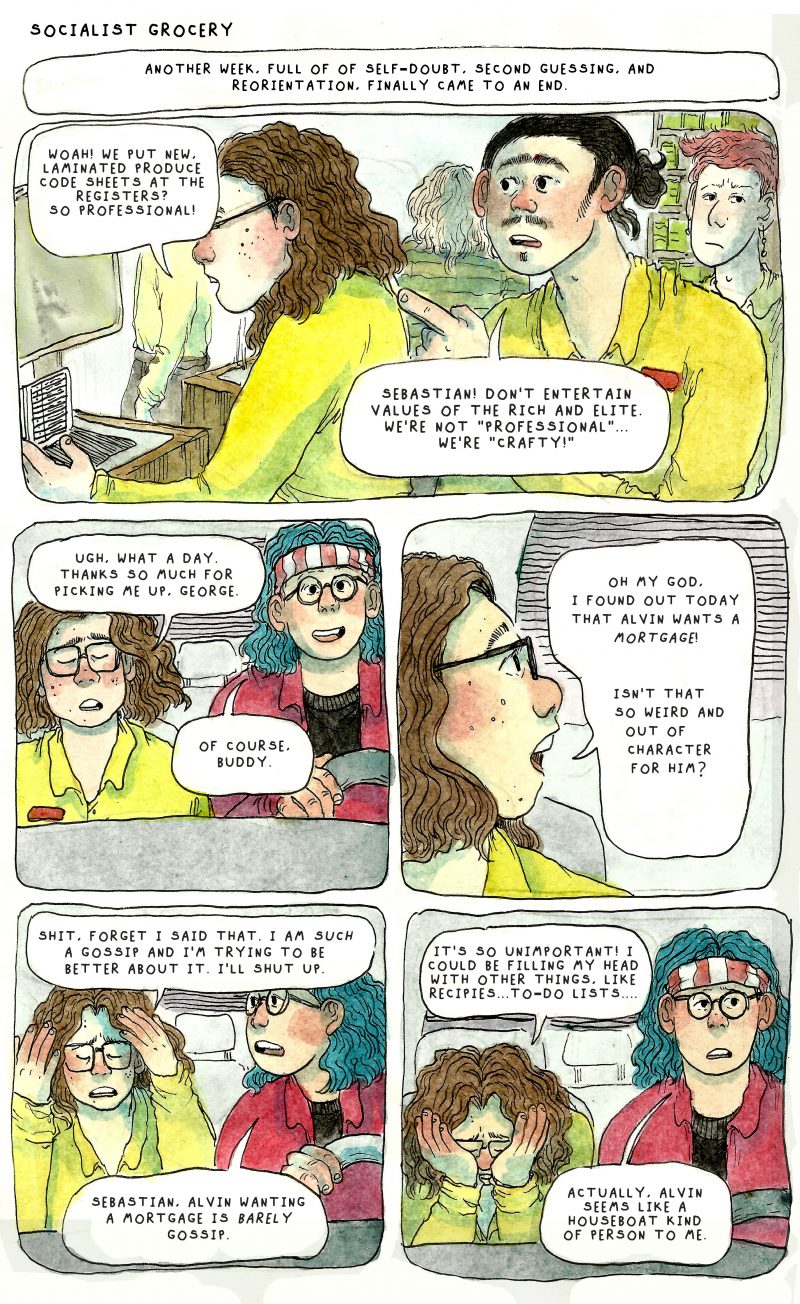 Oli Knowles, Socialist Grocery, Comic