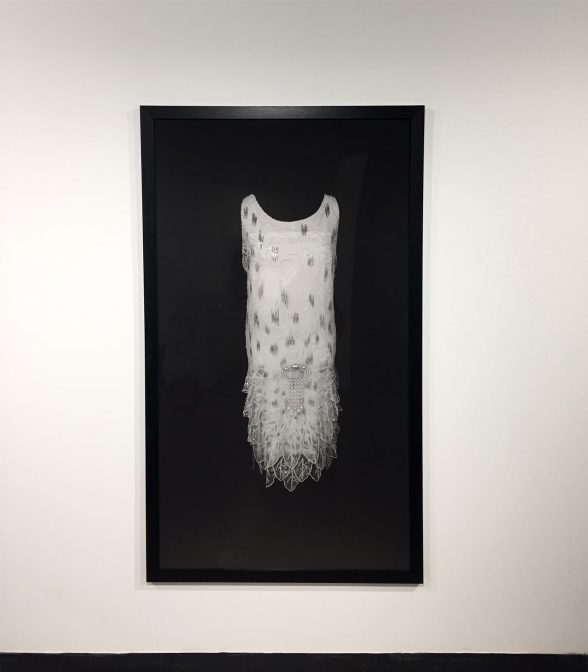 artblog untitled white beaded dress