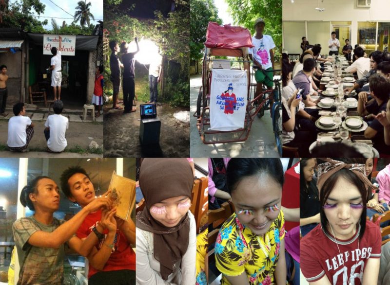Photo montage of community workshops by Hardworking Good Looking