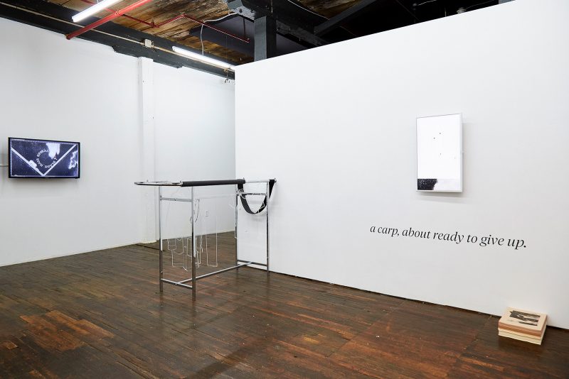 Installation view of "Punctual Reality" at High Tide.