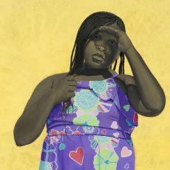 Amy Sherald's critique of American art, visiting artist lecture at Pennsylvania Academy of the Fine Arts 6 Amy Sherald, "All Things Bright and Beautiful," 2016, 54x43" oil on canvas