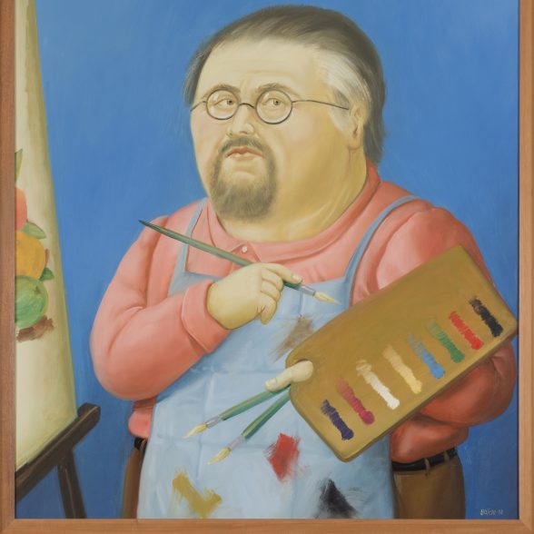 Botero self portrait.