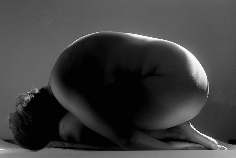 Egg Nude (1958), Adger Cowans, photo on platine rag, 12.5” x 20.25”; image courtesy of the Stanek Gallery.