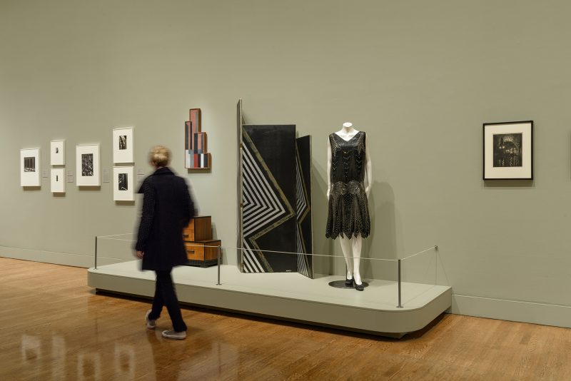 Installation view of "Modern Times," Philadelphia Museum of Art.