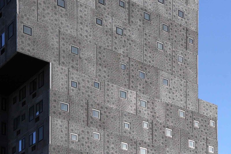 Sugar Hill’s rose inspired patterned façade (Image courtesy of Adjaye Associates via archdaily.com)