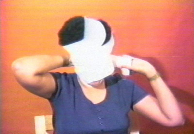 Howardena Pindell, Free, White and 21, 1980. Videotape (color, sound). Collection Museum of Contemporary Art Chicago, gift of Garth Greenan and Bryan Davidson Blue, 2014.22. Courtesy of the artist and Garth Greenan Gallery, New York.