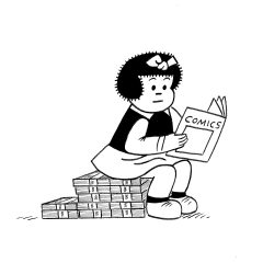 Comic$, a guide to being a pro 1 Image source, adaptation of Ernie Bushmiller’s ‘Nancy’ by Beth Heinly