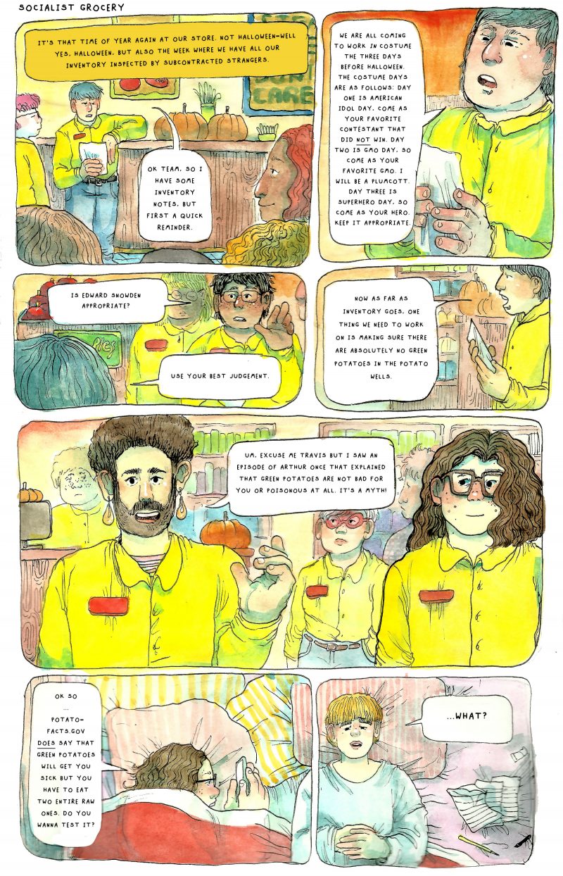 Oli Knowles comic, Socialist Grocery