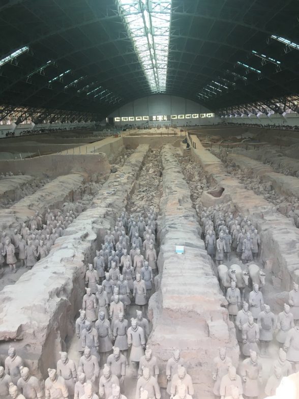 Terracotta Army at Mausoleum of Qin Shi Huang