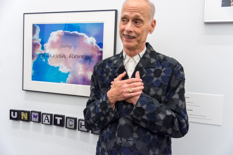 John Waters, Media Preview, Indecent Exposure, Baltimore Museum of Art, Photo by Chuck Patch, with permission