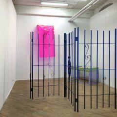 Abigail Lucien Reconsiders the Tropical Caribbean at Vox Populi 14 Exhibition view of “Face Tan/Night Swim, Abigail Lucien, Vox Populi.”